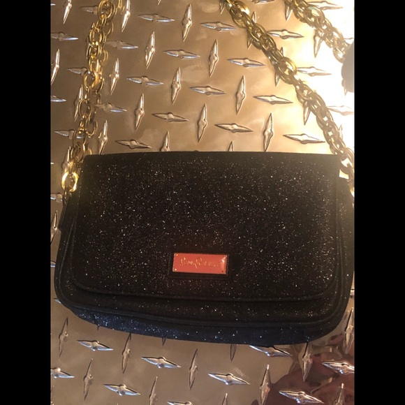 Lilly Pulitzer Handbags - Lilly Pulitzer cross body Black glitter purse